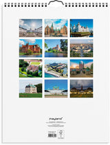 Vægkalender 2027 Mayland 29,5 x 39 cm danske slotte