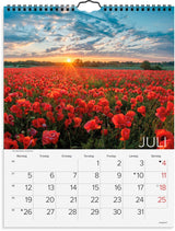 Vægkalender 2027 Mayland 29,5 x 39 cm dansk natur