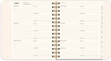 LIFE PLANNER 26/27 MAYLAND PASTEL FLOWERS UGE TVÆRFORMAT