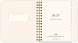 LIFE PLANNER 26/27 MAYLAND PASTEL FLOWERS UGE TVÆRFORMAT