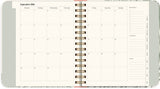 LIFE PLANNER 26/27 MAYLAND DECOR GREEN FLOW UGE TVÆRFORMAT