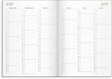 Studiekalender 26/27 MAYLAND A5 Uge Højformat Beige Engelsk