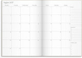 Studiekalender 26/27 MAYLAND A5 Uge Højformat Beige Engelsk