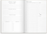Studiekalender 26/27 MAYLAND A5 Uge Højformat Beige Engelsk