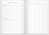 Studiekalender 26/27 MAYLAND A5 Uge Højformat Beige Engelsk