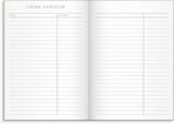 Studiekalender 26/27 MAYLAND A5 Uge Højformat Beige Engelsk