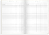 Studiekalender 26/27 MAYLAND A5 Uge Højformat Beige Engelsk