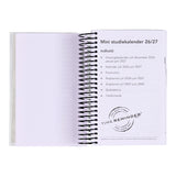 STUDIEKALENDER 2026/27 MINI 2I1 DAG M/KLAP BOGMÆRKE STICKERS