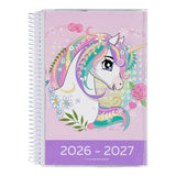 LEKTIEKALENDER 2026/27 4 I 1 UGEOPSLAG M/NOTATSIDE M/2KLAPPE