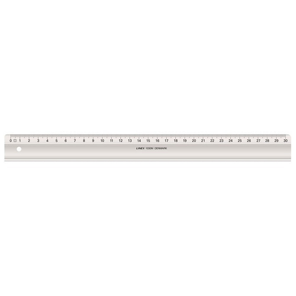 Lineal Linex klar plast 30cm 1030m