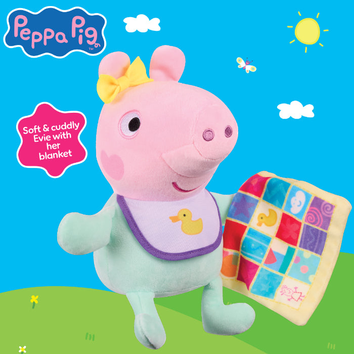 PEPPA PIG Gurli gris PLUSH BLANKET EVIE