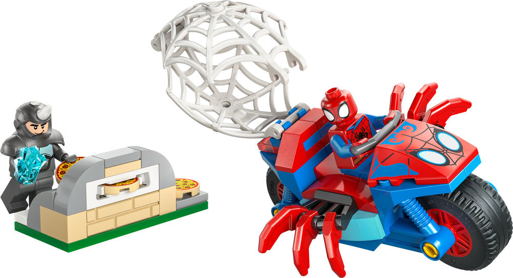 11206 LEGO Spidey på sin motorcykel mod Rhino
