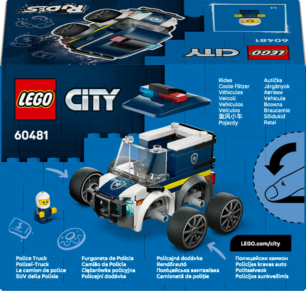 60481 LEGO City Motorer – Politivogn