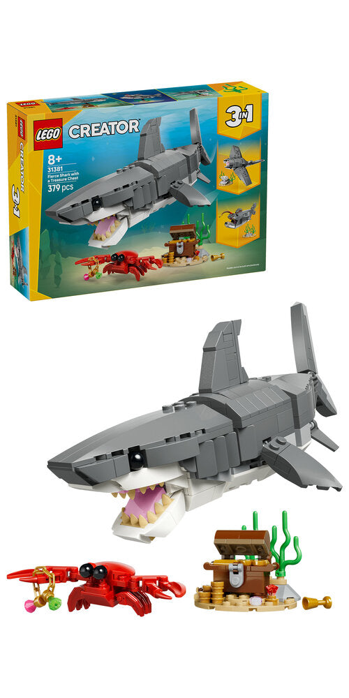 31381 LEGO Creator Farlig haj med skattekiste