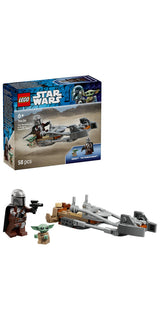 75436 LEGO Star Wars™ Mandalorianeren og Grogus speederbike