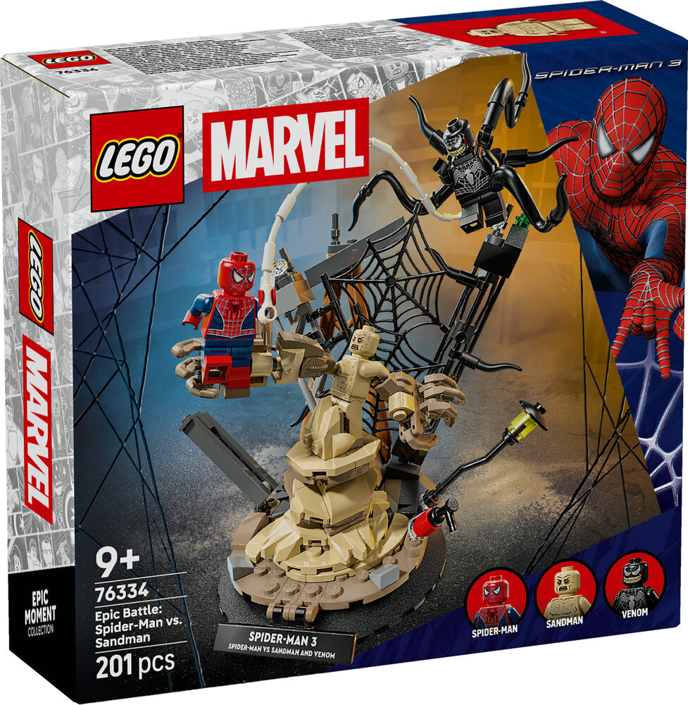 76334 LEGO Super Heroes Marvel Episk kamp: Spider-Man mod Sandman