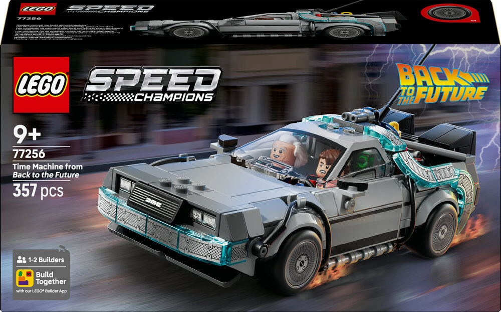 D2 77256 LEGO Speed Champions Tidsmaskinen fra Tilbage til fremtiden