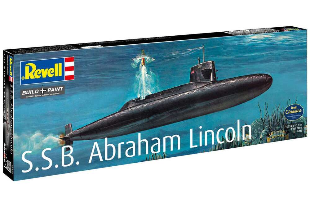 S.S.B. Abraham Lincoln with Interior 1:253