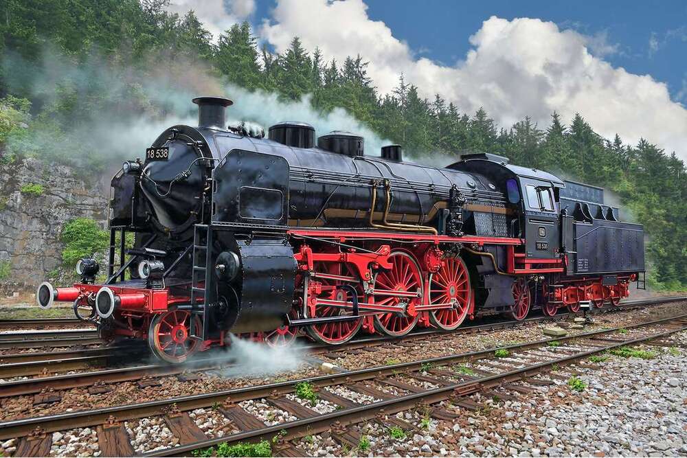 Express locomotive S3/6 BR18(5) with TenderT 1:87
