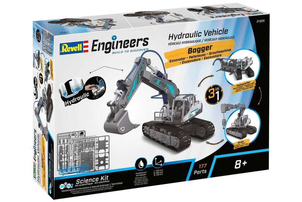 Hydraulic Excavator 3in1 1:24