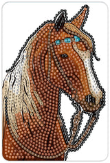 Diamond Art Hest 10X15Cm