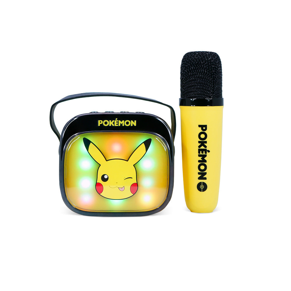 Karaokehøjttaler med mikrofon Pikachu