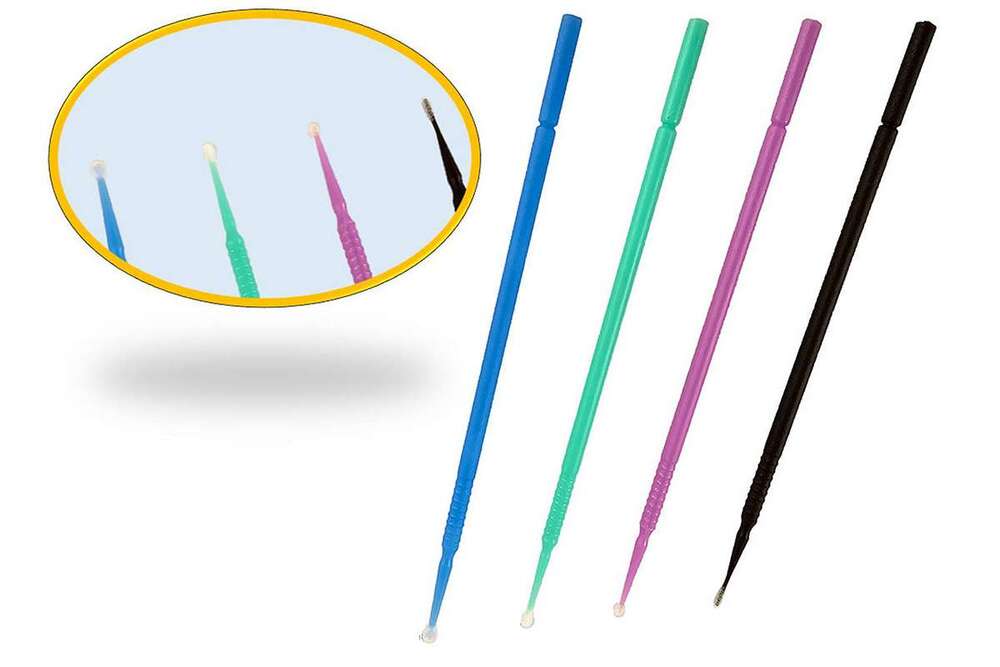 Micro applicators: 25 x 2,5mm/2,0mm/1,5mm/1,2mm