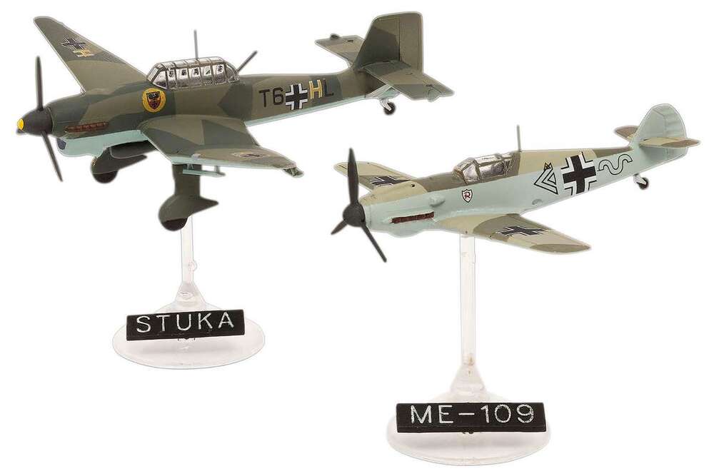Messerschmitt Bf109E & Junkers Ju87B Stuka 1:144