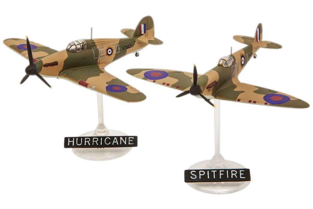 Starter Kit Spitfire Mk.Ia & Hurricane Mk.I 1:144