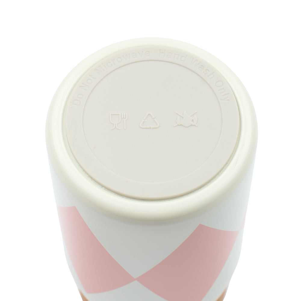 Water Bottle - Harlekin - Ash Rose