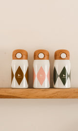 Water Bottle - Harlekin - Deep lichen green