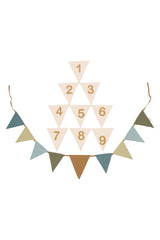 Garland Blue Mix - Birthday