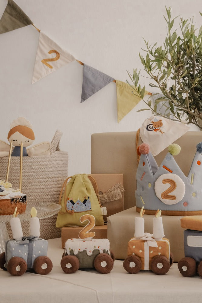 Garland Blue Mix - Birthday