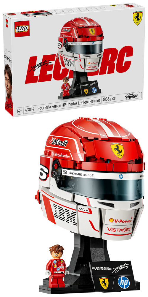 LEGO Editions Vehicles 43014 Scuderia Ferrari HP Charles Leclerc-hjelm