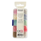 Perler æske pastel ass farver inkl. nål/tråd