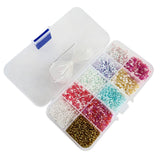 Perler æske pastel ass farver inkl. nål/tråd