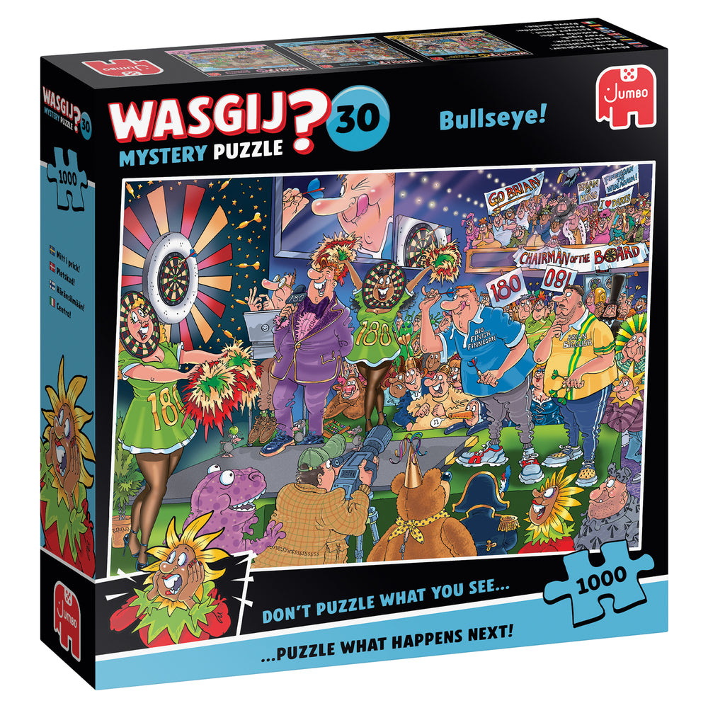Puslespil Wasgij Mystery 30  Bullseye! 1000 brikker