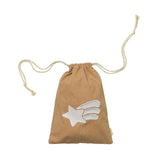 Gift Bag - Shooting Star embroidery - Caramel