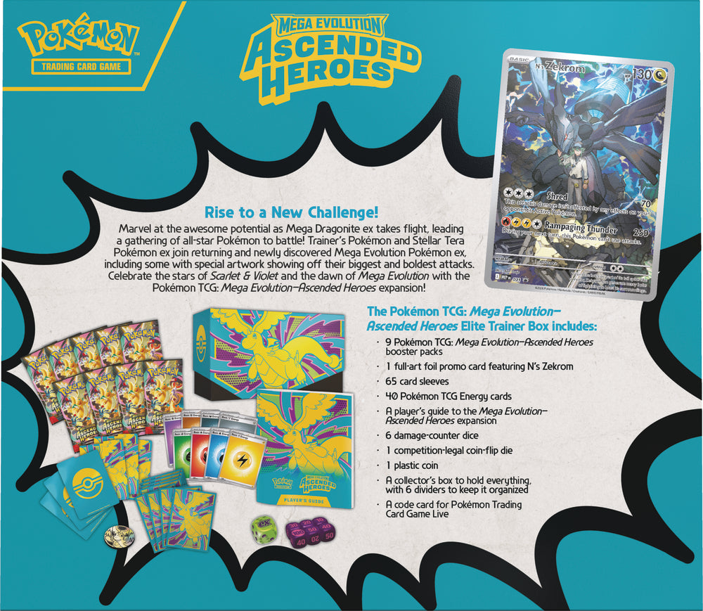 Pokemon mega evolution ascended heroes Elite Trainer Box 2.5