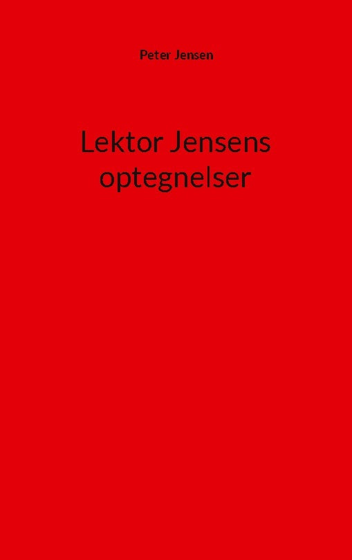 Lektor Jensens optegnelser