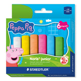 Gadekridt Staedtler Gurli Gris 6 stk ass farver