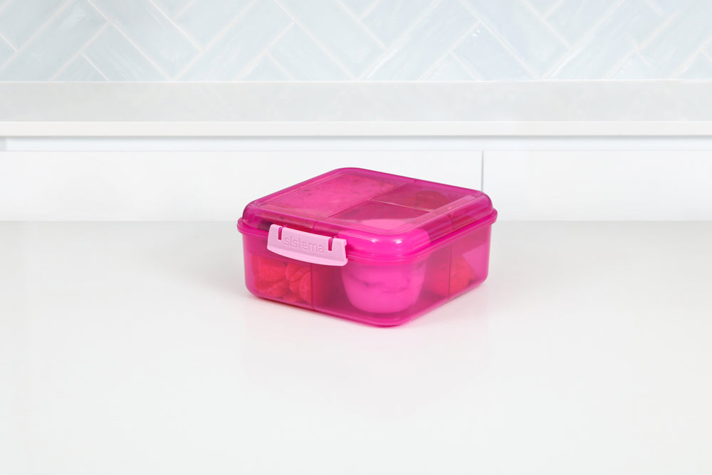 Madkasse Sistema Bento Cube Lunch pink 1,25L