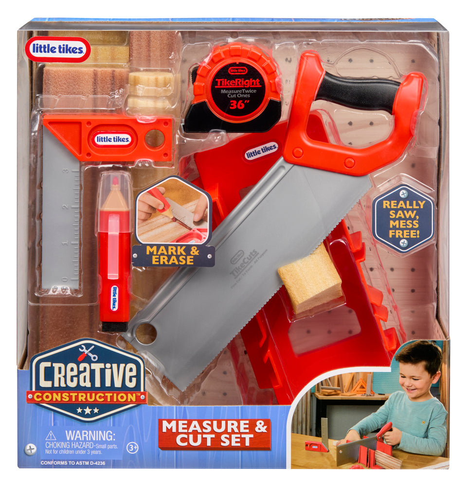 Little Tikes Creative Construction måle- og savesæt