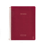 Notesbog KOZO A5 Berry red linjeret