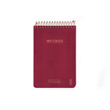 Notesbog KOZO A6 Berry red linjeret