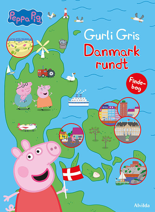 D1 Peppa Pig - Gurli Gris - Danmark rundt