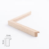 Ramme Massiv Eg 10 X 15 Cm M/Glas 12 X 18 Mm Ramme