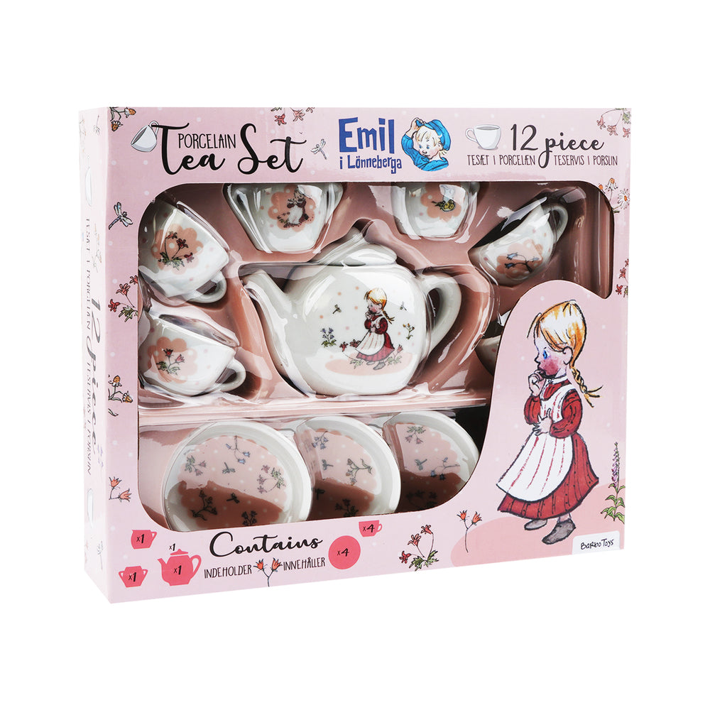 Emil fra Lønneberg - Porcelæn Tesæt - 12 dele