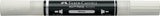 Multimarker Akryl Faber Castell SP 101 White m. 2 spids