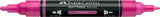 Multimarker Akryl Faber Castell SP 125 Fuchsia m. 2 spids